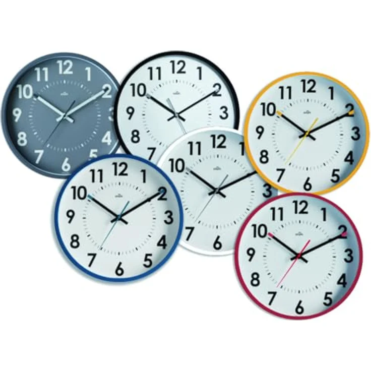Orium by Cep Wanduhr, Lautlos mit Sweep-Uhrwerk, 30 cm, weißes Ziffernblatt – Bild 4