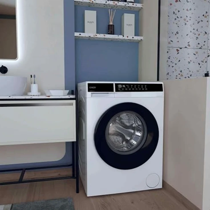 Candy EY 26SB7-S Waschmaschine, 6 kg Füllmenge, Inverter Motor, schwarze Tür, 12 Programme mit Eco-Funktion – Bild 6