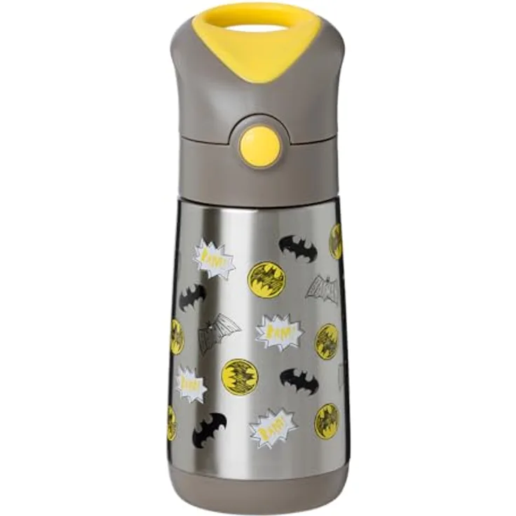 b.box Isolierte Edelstahl-Trinkflasche (Doppelwandig) | Hält Getränke bis zu 8 h Kalt & 6 h Warm | Thermosflasche 350 ml