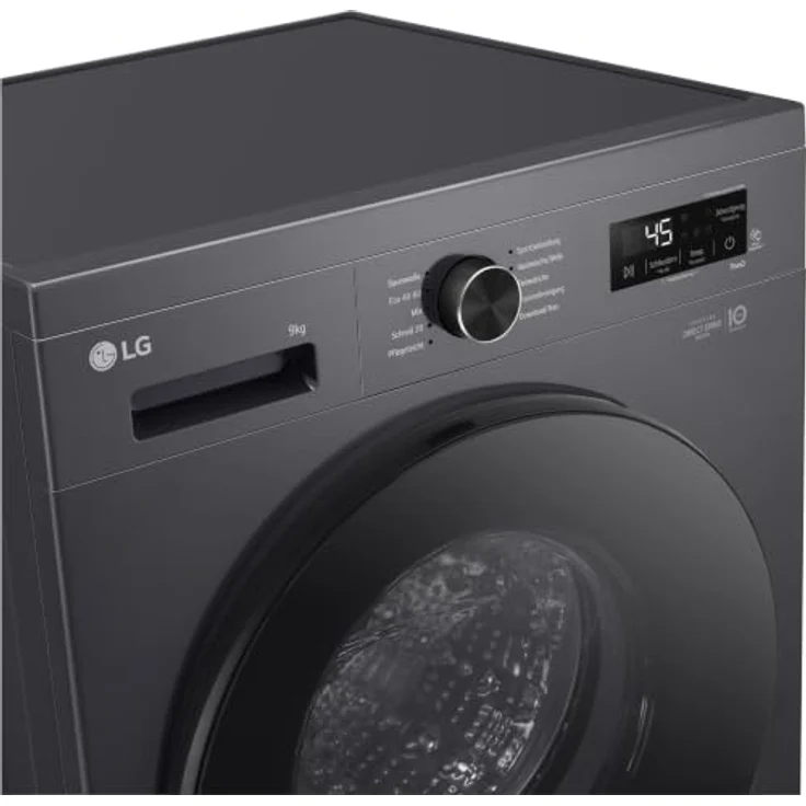 LG F4WB309YB unterbaufähig Waschmaschine, 9 kg, 1310 U/Min., Inverter Direct Drive®, Steam-Funktion, AquaControl, ThinQ® App-kompatibel – Bild 6