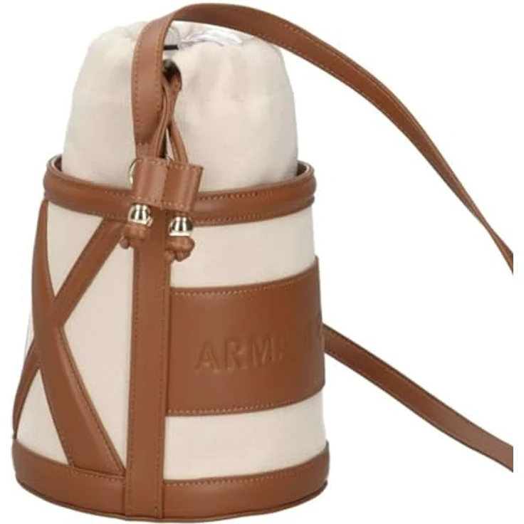 Armani Exchange Marisol Mini Bag, Umhängetasche aus 100% Leder, 17 cm, braun – Bild 3