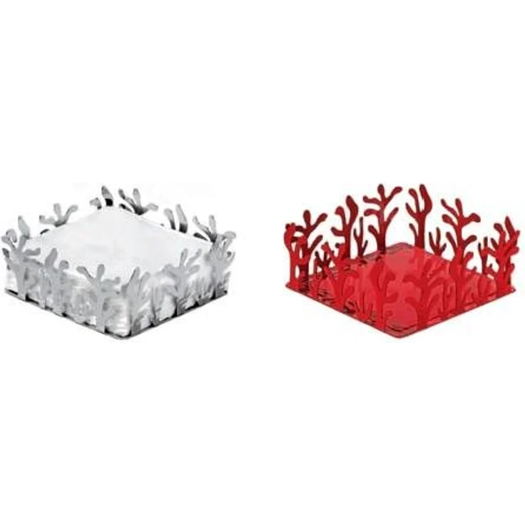 Alessi Mediterraneo Serviettenhalter ESI18, Edelstahl rostfrei 18/10, silber, 8,3 x 20,5 x 20,5 cm – Bild 3