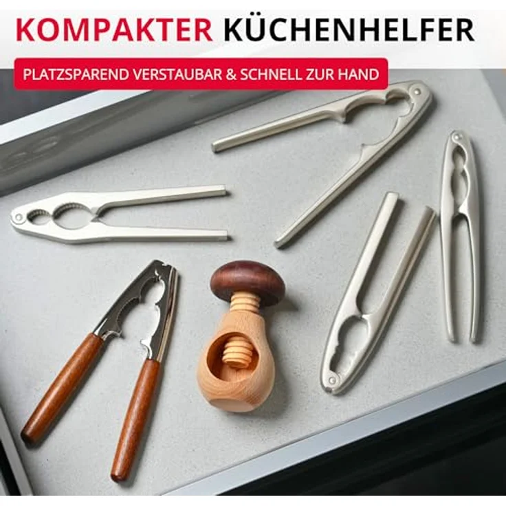Westmark Nussknacker, Monopol-Edition, Edelmattiert, Zinkdruckguss, Länge: 17,8 cm, Triangolo, Silber, 16723360 – Bild 9