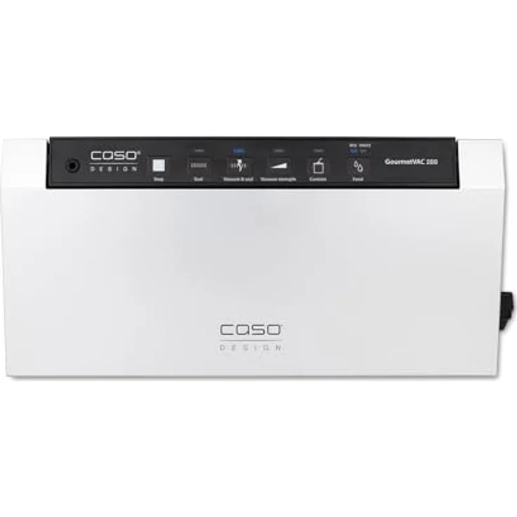 CASO GourmetVAC 280 - Vakuumierer - doppelte Schweißnaht - Kolbenpumpe (15L-min) und kraftvoller Motor - regulierbare Vakuumstärke & Schweißzeit- Inkl. 10 Beutel 20 x 30 cm – Bild 4
