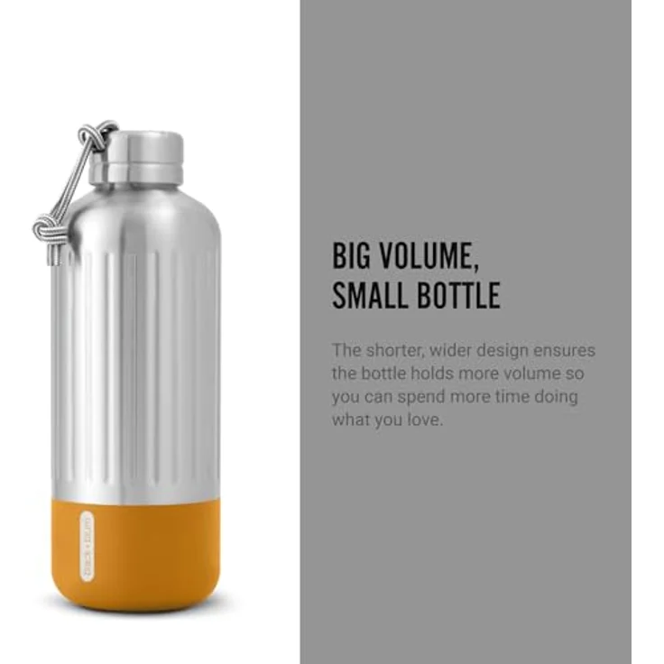 Black+Blum Explorer Isolierflasche, groß, orange, 850 ml – Bild 6
