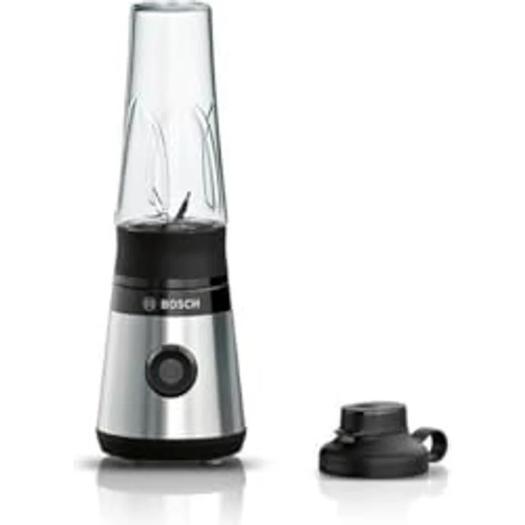 Bosch MMB2111M Standmixer, 450 Watt, 0,6 Liter, FlowBooster, inkl. Trinkflasche, silber – Bild 3