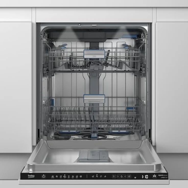 Beko BDIN38552P, Voll integrierter Geschirrspüler, 60 cm, schwarz, 15 Maßgedecke, 40 dB, 8 Programme, Water-Safe-Funktion – Bild 3
