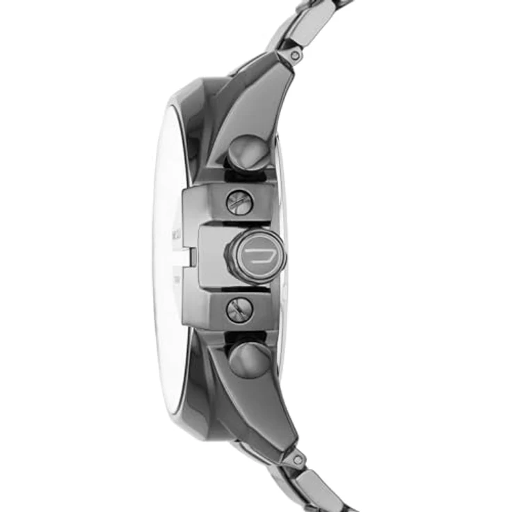 Diesel Herren Mega Chief Chronograph DZ4329, 51 mm Gehäusegrösse Edelstahluhr – Bild 2