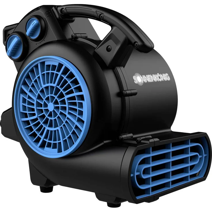Sonnenkönig Bodenventilator 170W, schwenkbar mit Timer, automatischer Abschaltung und Überhitzungsschutz