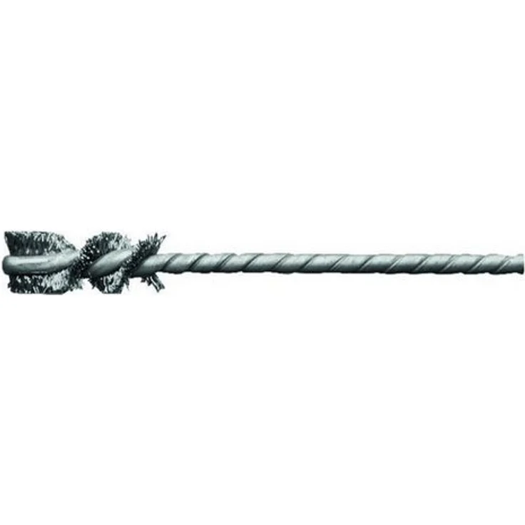 Lessmann Rohrbürste für Staubsauger, Stahldraht 0,20 mm, Bürsten-⌀ 25 mm, Besatzlänge 25 mm