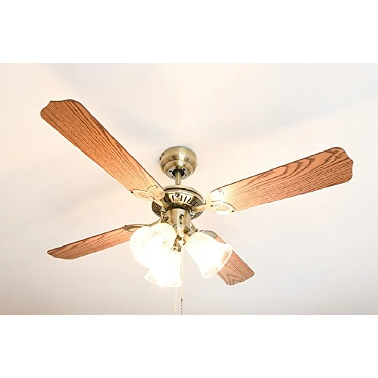 Westinghouse Lighting Princess Trio Deckenventilator Messing antik, 105 cm Durchmesser 7826540 – Bild 4