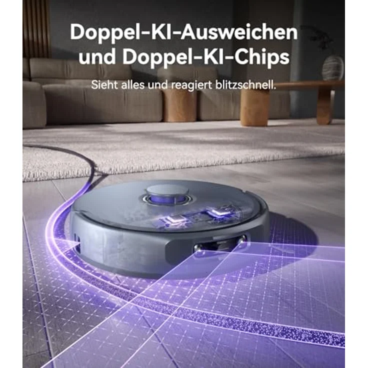 NARWAL Freo Z Ultra Saugroboter, Doppel-KI-Chips, Doppel-KI-Ausweichen, 12.000 Pa Saugkraft, Zero Tangling Bürste 2.0, Intelligente APP-Steuerung – Bild 2