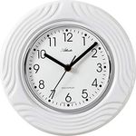 Atlanta Funk Küchenuhr Edel-Keramik Weiß - 6020