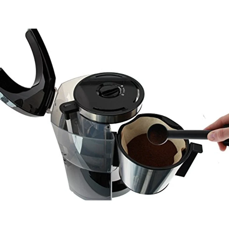 Melitta 6738044 Look Therm 1011-16, Filterkaffeemaschine mit Thermkanne und Timer-Funktion, AromaSelector, Schwarz Filter-Kaffeemaschine, Edelstahl, 1.4 liters – Bild 5