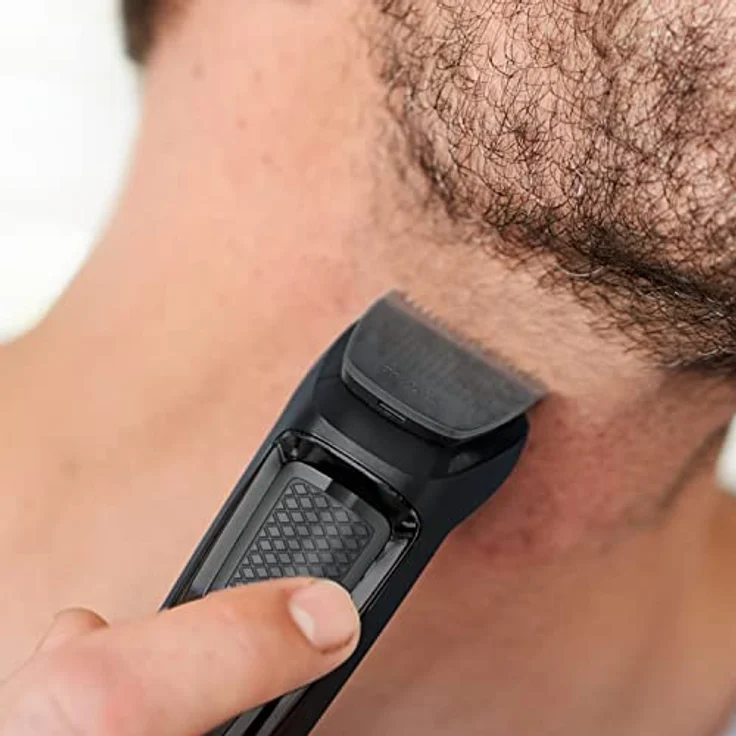 Philips MG3740/15 Multigroom Serien 3000 Rasierer multi-styles, 9 Zubehör Präzisions, kabellose Verwendung, inkl. Nasenhaartrimmer – Bild 6