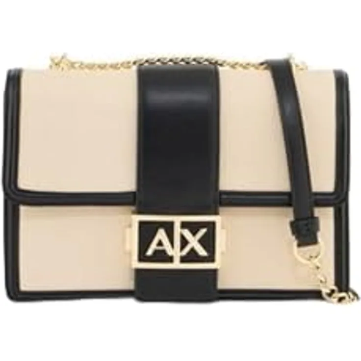 Armani Exchange Wonder Umhängetasche, 25 cm, schwarz, aus 100% Polyester