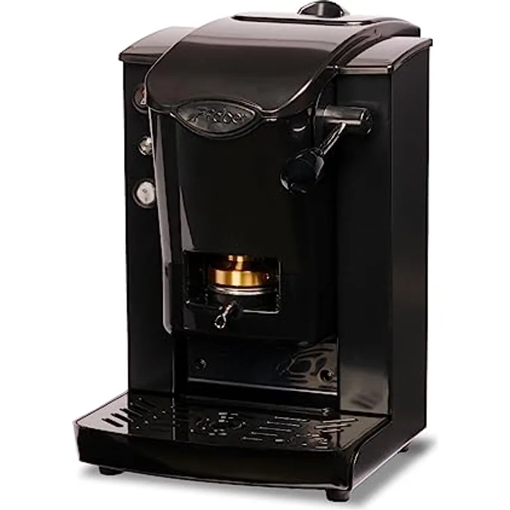 Faber Coffee Machines Slotplast Nero ESE Pad Espressomaschine, Einstiegsgerät mit einfacher Reinigung und schnellem Aufheizen, schwarz