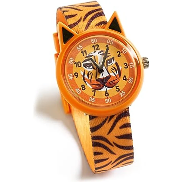 DJECO Quarzuhr Elegante Quarzuhr mit schönem Motiven zum Uhr-Lesen-Lernen – Bild 2