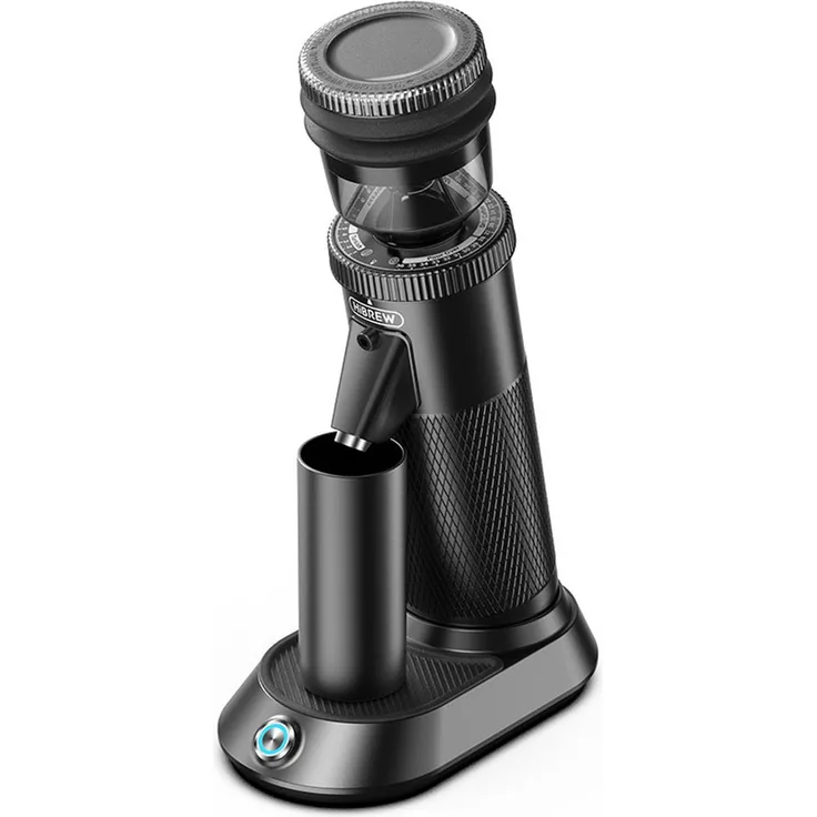 HiBREW Kaffeemühle G5, 48mm konischer Bohrer, 36-Gang-Mahlwerk, 165 W, 50 g Bohnenbehälter für Espresso/Türkisch/Übergießen/Mocca/Tropfkaffee