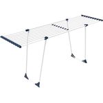 CasaSi Teleskop Bettwäsche Wäscheständer 20m CasaFlex - ausziehbar, Stahl, epoxidpulverbeschichtet, Schwarz