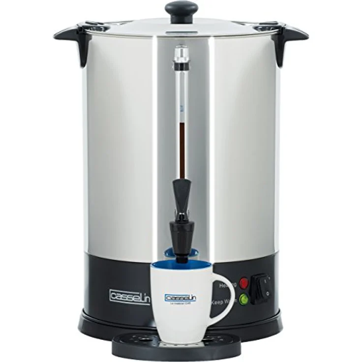 CASSELIN CPC100S Kaffeevollautomat 100 Tassen Sp, Edelstahl – Bild 2