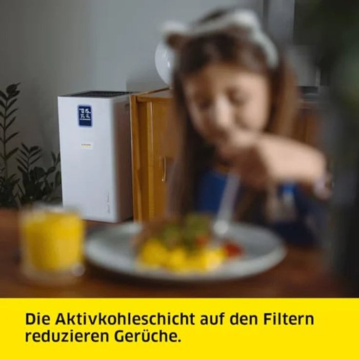Kärcher Luftreiniger AF 50 Signature Line, Luftdurchsatz: 520 m³/h, Räume bis 100 m², entfernt 99,95% der Partikel bis 0,3 μm und Gerüche, Automatik-Funktion, Timer, Nachtmodus, inkl. Ersatzfilterset – Bild 4
