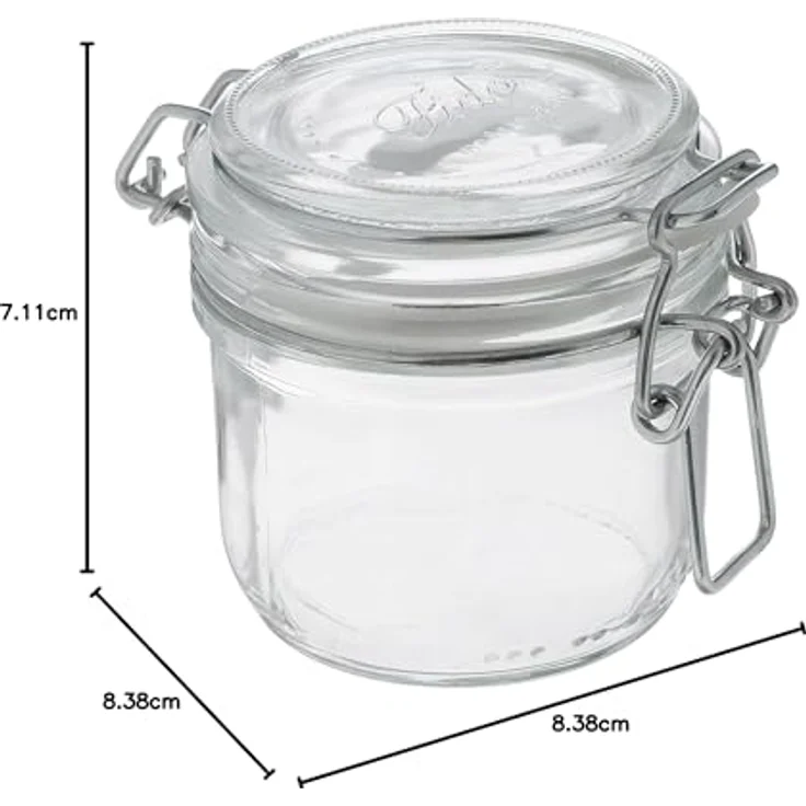 Bügelverschlussgläser mit Glasdeckel - Füllmenge: 200 ml - Bormioli Rocco – Bild 10
