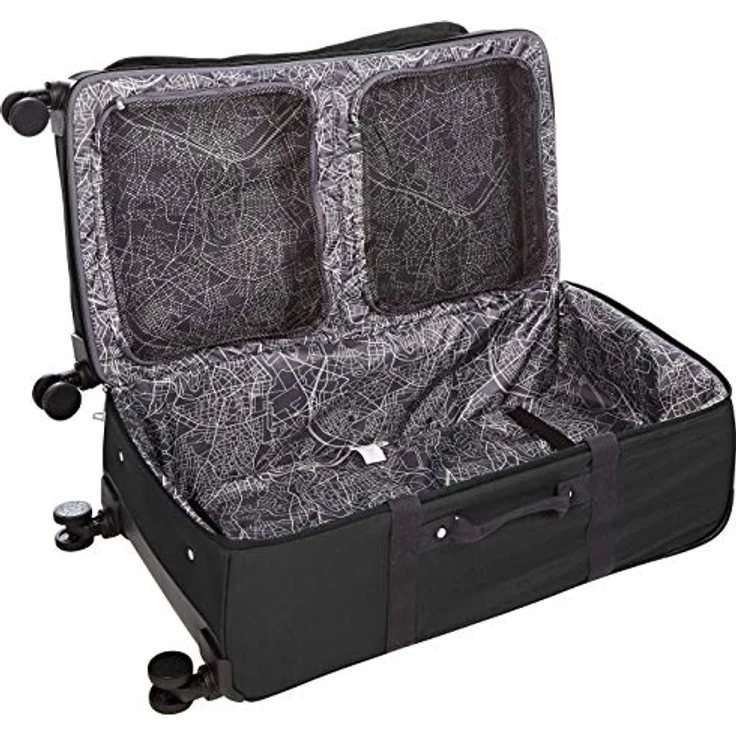 Kipling SPONTANEOUS L, Großer 4-Rollen-Koffer 360° mit Elastische Träger, TSA-Schloss, 78 cm, 101 L, Black Noir – Bild 5
