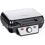 GOURMETmaxx Waffeleisen für 2 Belgische Waffeln | Waffelautomat mit Antihaftbeschichtung, stufenlos einstellbarer Bräunungsgrad und Kontrollleuchte | Duftende belgische Waffeln ganz einfach zubereitet