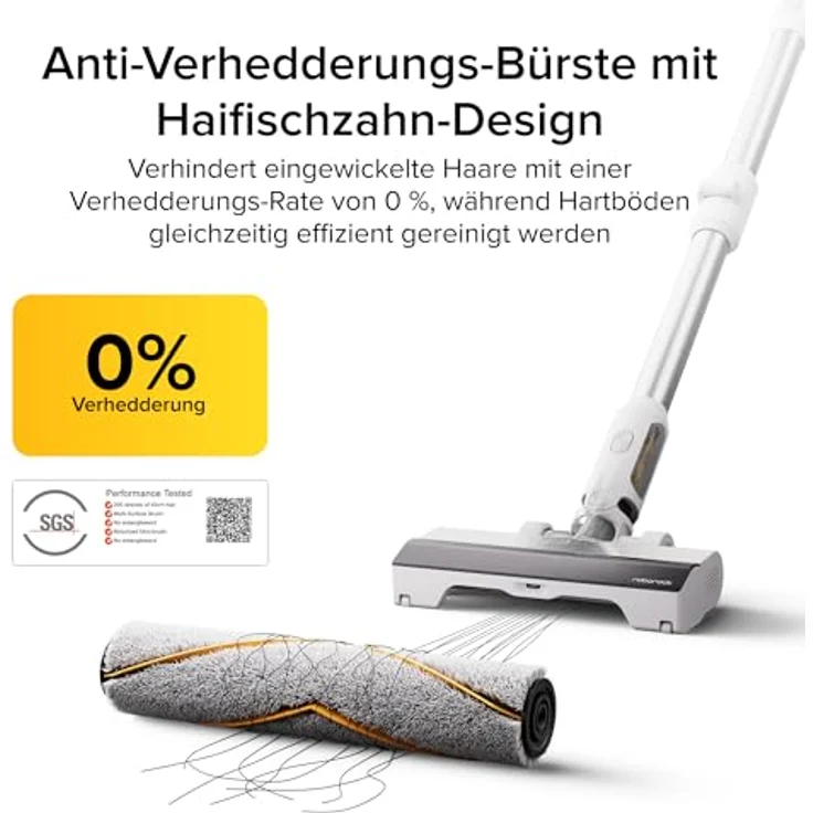 roborock H60 Akku Staubsauger, 27000 Pa Saugkraft, 60 Min Laufzeit, Kabelloser Handstaubsauger mit HEPA-Filter und LED Stauberkennung – Bild 5