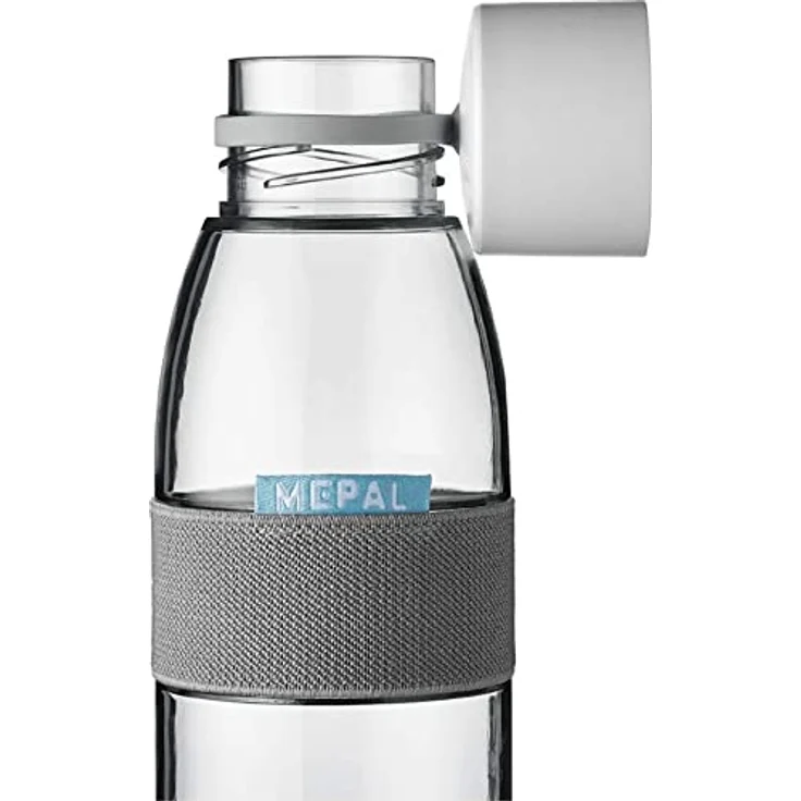 Mepal Trinkflasche Ellipse Nordic sage – 500 ml Inhalt – auch für kohlensäurehaltige Getränke – bruchfestes Material-auslaufsicher-Spülmaschinengeeignet – Bild 4