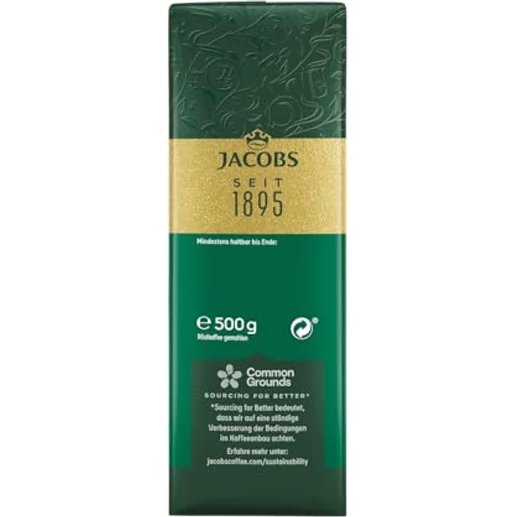 Jacobs Krönung Klassisch Gemahlen, gemahlener Röstkaffee, Filterkaffee, Kaffee, 500 g – Bild 6
