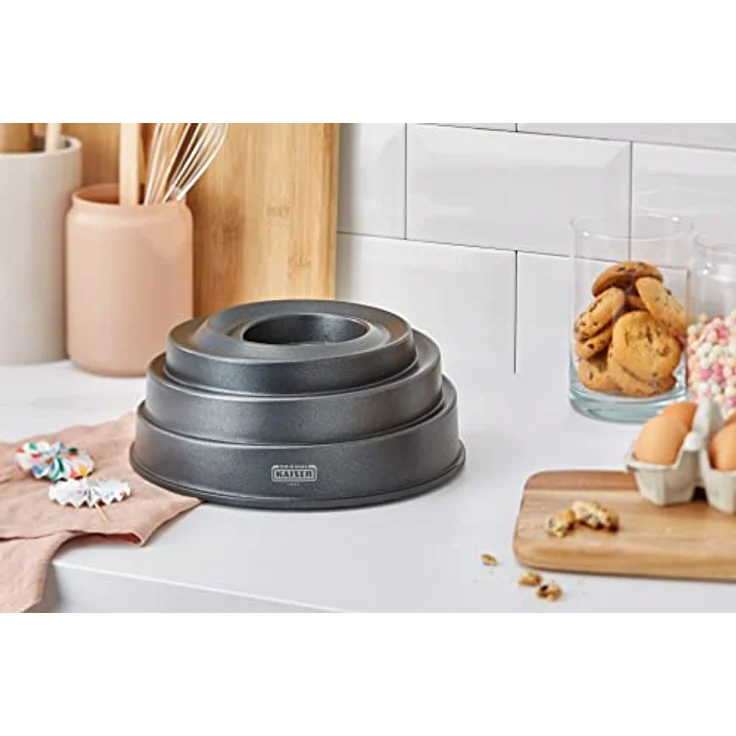 Kaiser Inspiration Backform, Twister 25 cm, antihaftbeschichtet, gleichmäßige Bräunung, grau – Bild 3