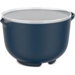 Mepal Rührschüssel mit Deckel Chef it - Anti-Rutsch Boden - Mikrowellen- und Spülmaschinengeeignet - 1500 ml - Navy