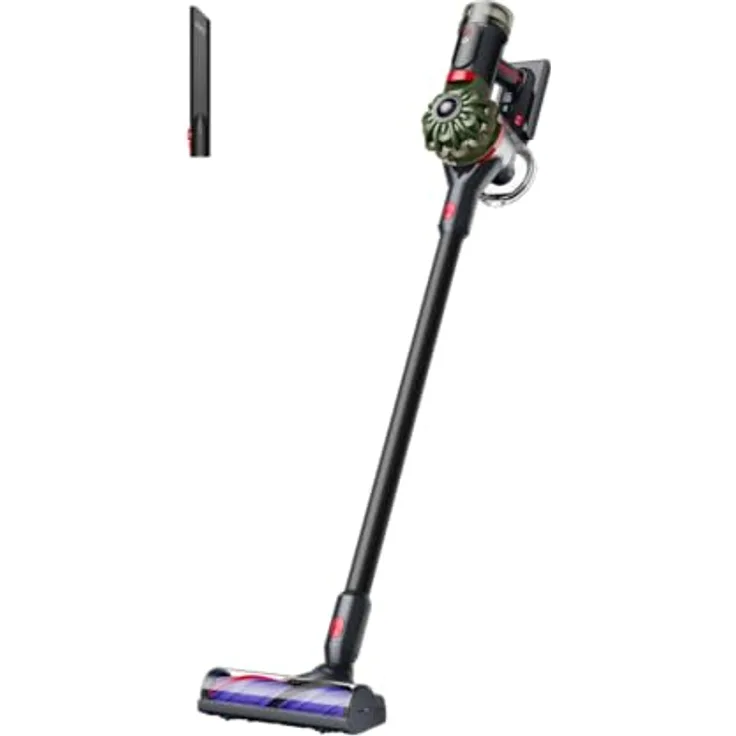 DYSON V8 Cyclone, Akku-Hand- und Stielstaubsauger, beutellos, 150 AirWatt, 30% mehr Leistung, 60 Minuten Laufzeit