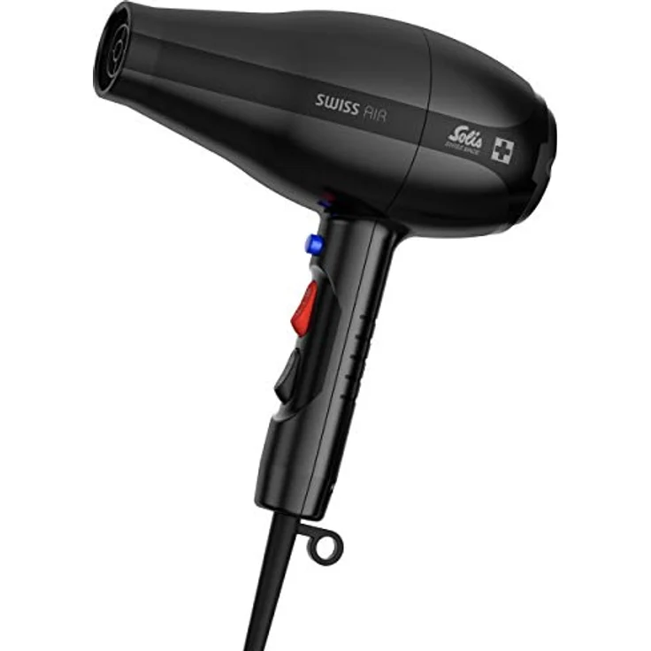 Solis Swiss Air 3802 Föhn - Haartrockner - 2 Heizstufen - Kaltluftfunktion - Abnehmbarer Haarfilter - Aufhängering – Bild 3