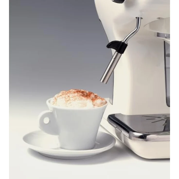 Ariete 1389-14 Green 00M138914AR0 Siebträger-Espressomaschine Vintage mit Milchaufschäumdüse, 900 W, lindgrün, Kunststoff – Bild 5