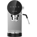 Chiato Luna Style CM-801B Espressomaschine, 20 Bar Druck, Thermoblock, Edelstahlplatte, Silber