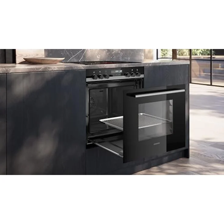 Siemens PQ521IB02 Herdset, Einbau-Herd HE578BBS4 mit 71 l Garraum, Induktions-Kochfeld EI645CFB6E, 9 Beheizungsarten und activeClean® Selbstreinigungs-Automatik – Bild 8