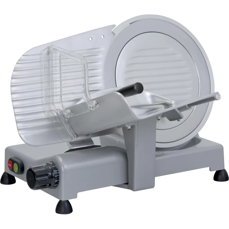 RGV Desy AF 275 AM, Elektrische Aufschnittmaschine 150 W aus Aluminium, grau, für Fleisch, Käse und Brot