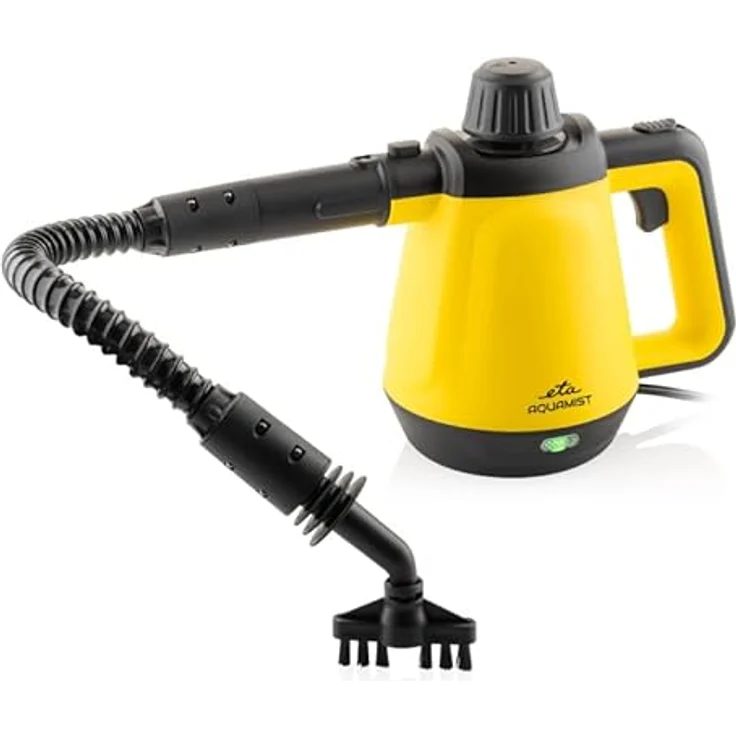eta Dampfreiniger AQUAMIST, 1200 W, 3 bar Druck, 250 ml Tank, 9-teiliges Zubehör, chemiefreie Reinigung – Bild 3