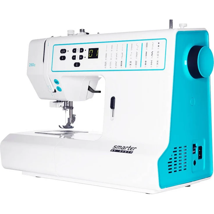 PFAFF Nähmaschine Smarter 260c, mit 15 Stichen, Start/Stop-Funktion und integriertem Nadeleinfädler