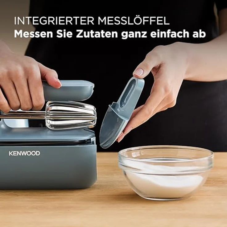 KENWOOD Handmixer HMP40.000GY Quick Mix Go - Handmixer mit 5 Geschwindigkeitsstufen - storm blue – Bild 3