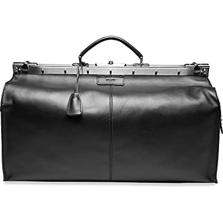 Picard Toscana Weekender Reisetasche, 52 cm, 100% Leder, schwarz