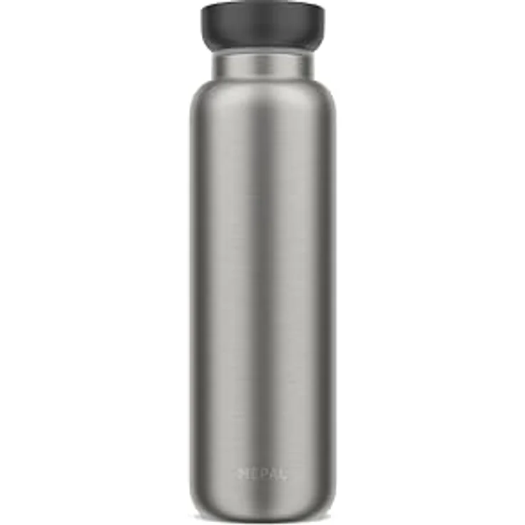 Mepal - Isolierflasche Ellipse - 12 Stunden heiß & 24 Stunden kalt - Edelstahl - 900 ml - Nordic black – Bild 1