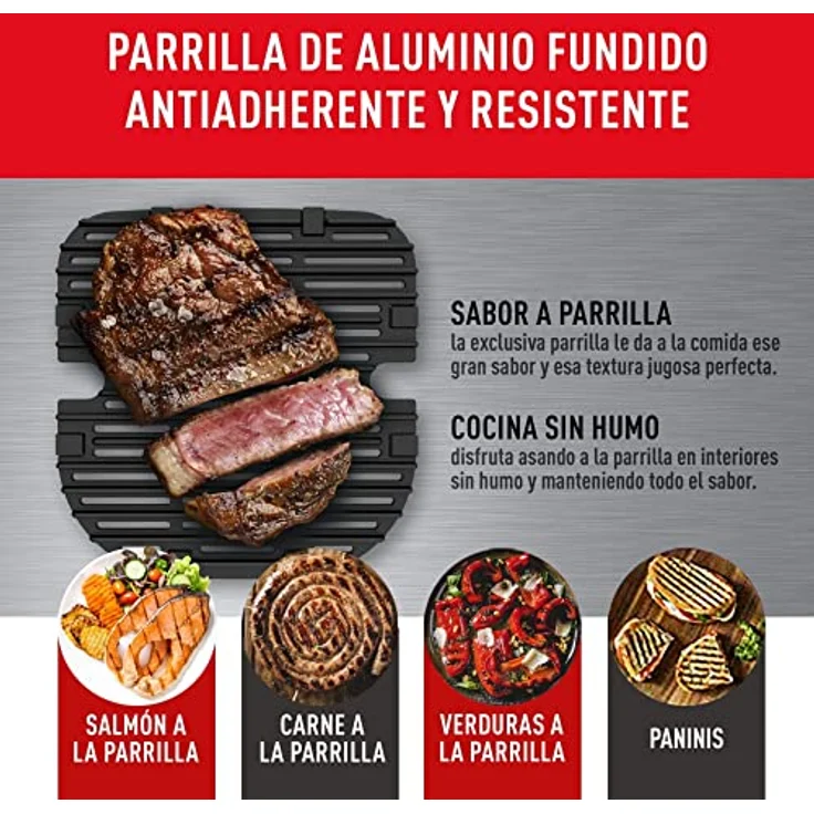 Moulinex Easy Fry Oven & Grill AL5018 Luftfritteuse, ohne Öl, 9-in-1, zum Frittieren, Backen, Grillen und mehr, Antihaftbeschichtung, 8 Programme für gesunde Mahlzeiten, 11 l, 6 Personen, Schwarz – Bild 4