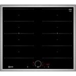 Neff, T66SHX4L0, Autarkes Flex-Induktionskochfeld mit Twist Touch Steuerung, N70, Breite 60 cm, Schwarz mit Rahmen aufliegend, Home Connect