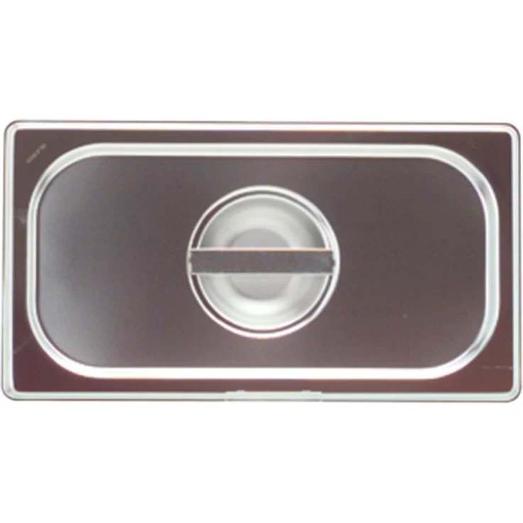 Blanco B.PRO GN-Deckel, 18/10 Edelstahl mit Griffmulde, GN: 1/9, 176 x 108 mm