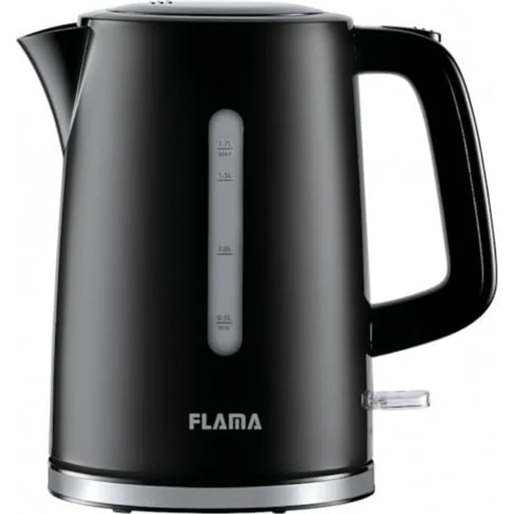 FLAMA 727FL Wasserkocher, 1,7 l, 2200 W, schwarz, versteckter Heizelement – Bild 1