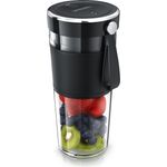 Arendo Smoothie-Maker 2GO, tragbarer Mixer mit 100 W, 350 ml, USB-Akku, BPA-frei, ideal für Smoothies und Protein-Shakes unterwegs